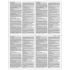 4up Quad Blank Laser Paper w/ instructions