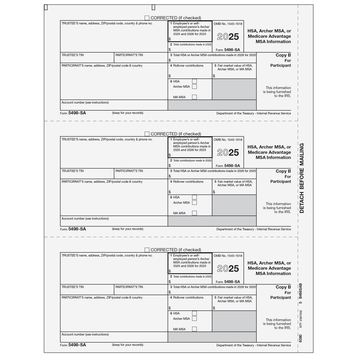 5498-SA Participant Copy B