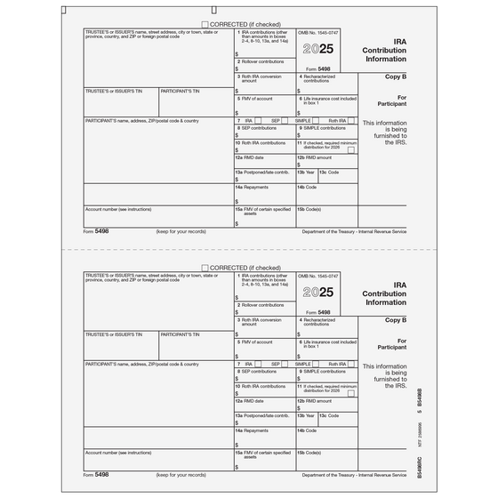 5498 Participant Copy B