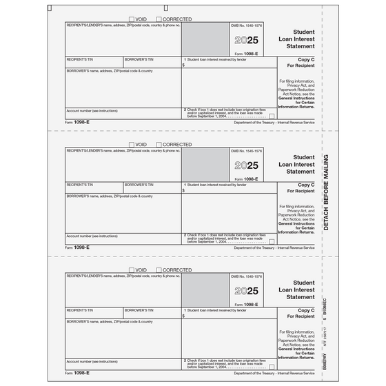 1098-E Recipient Copy C