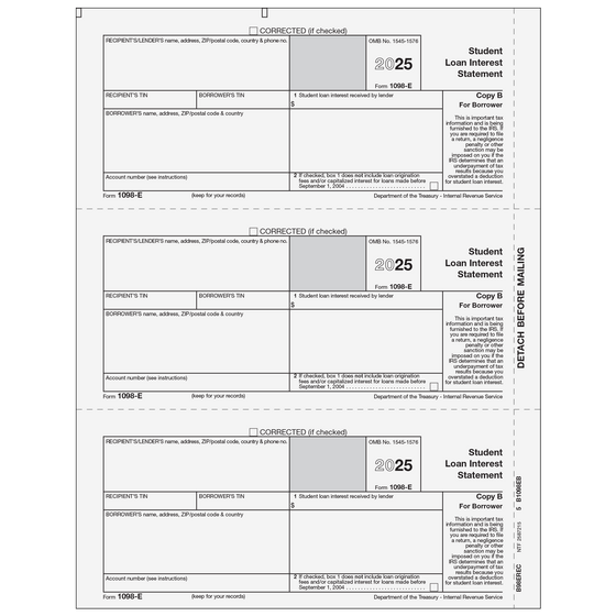 1098-E Borrower Copy B