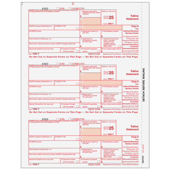 1098-T Federal Copy A