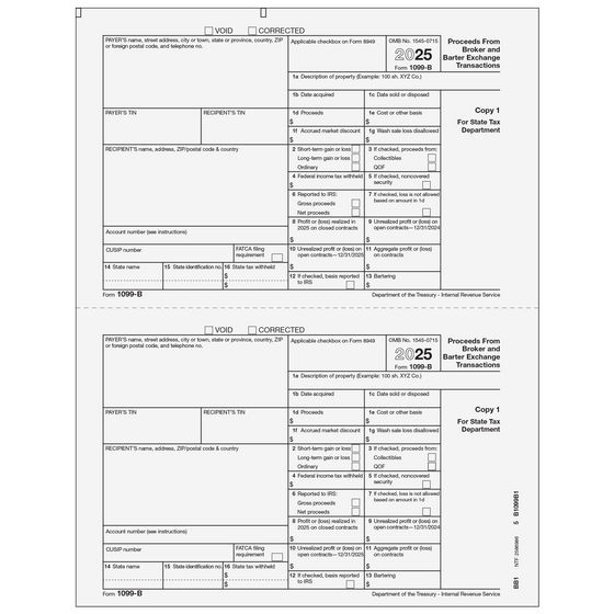 1099-B Payer State Copy 1
