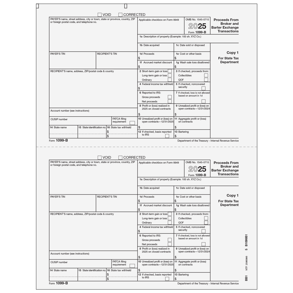 1099-B Payer State Copy 1