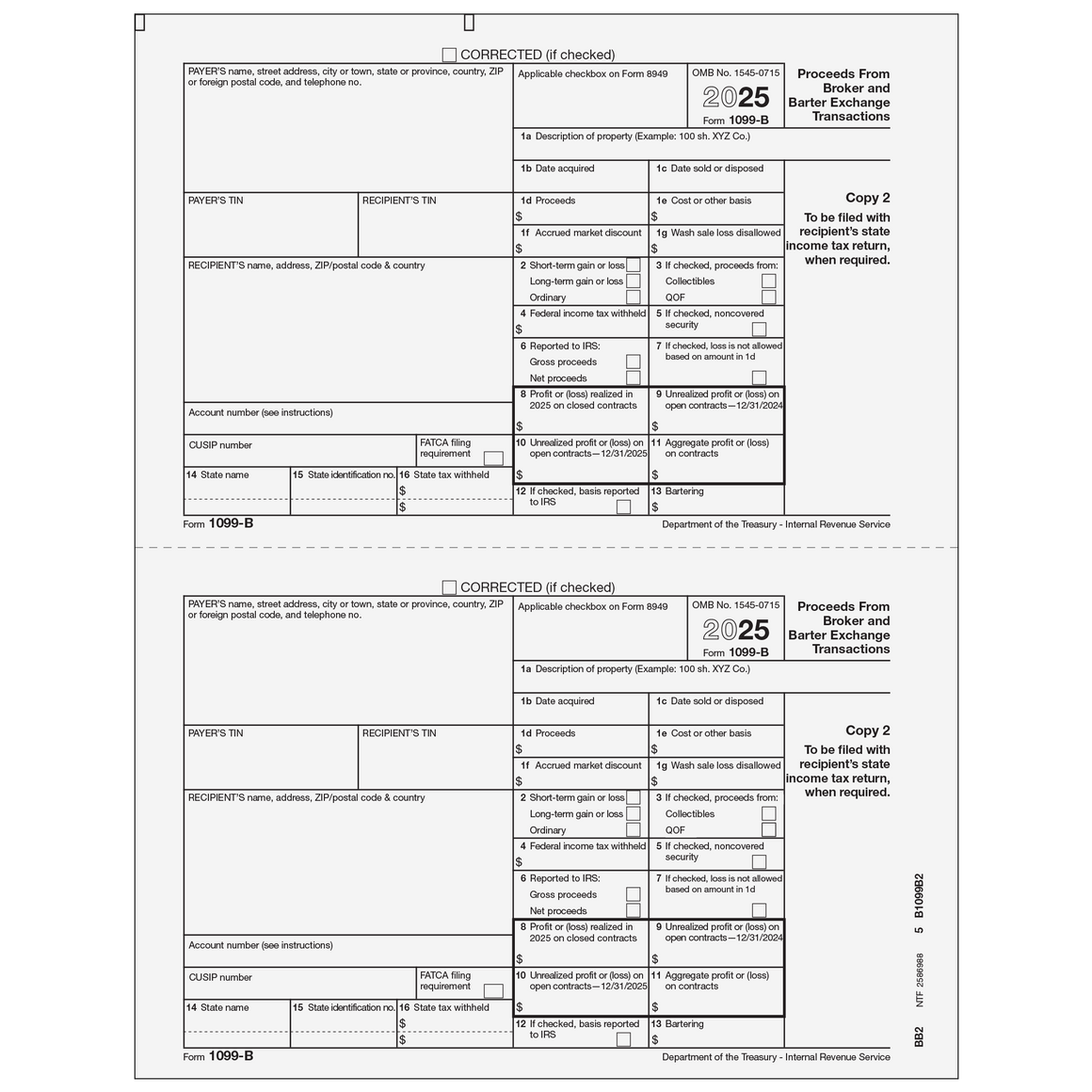 1099-B Recipient State Copy 2
