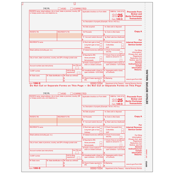 1099-B Federal Copy A