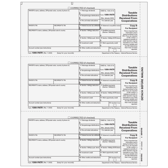 1099-PATR Recipient Copy B