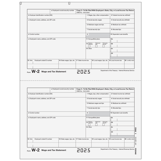 W-2 Employee State/City Copy 2