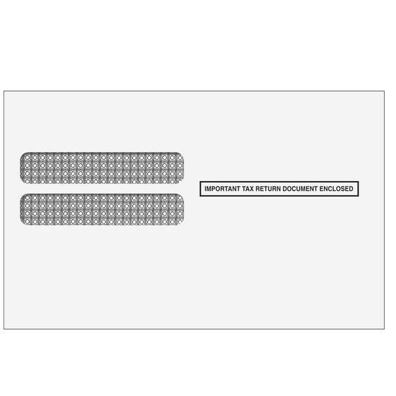 W-2 4up Alternate Double Window Envelope