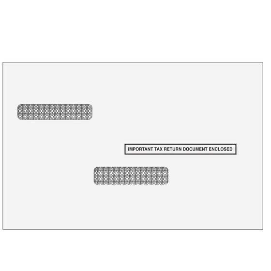 W-2/1099 Universal Double Window Envelope