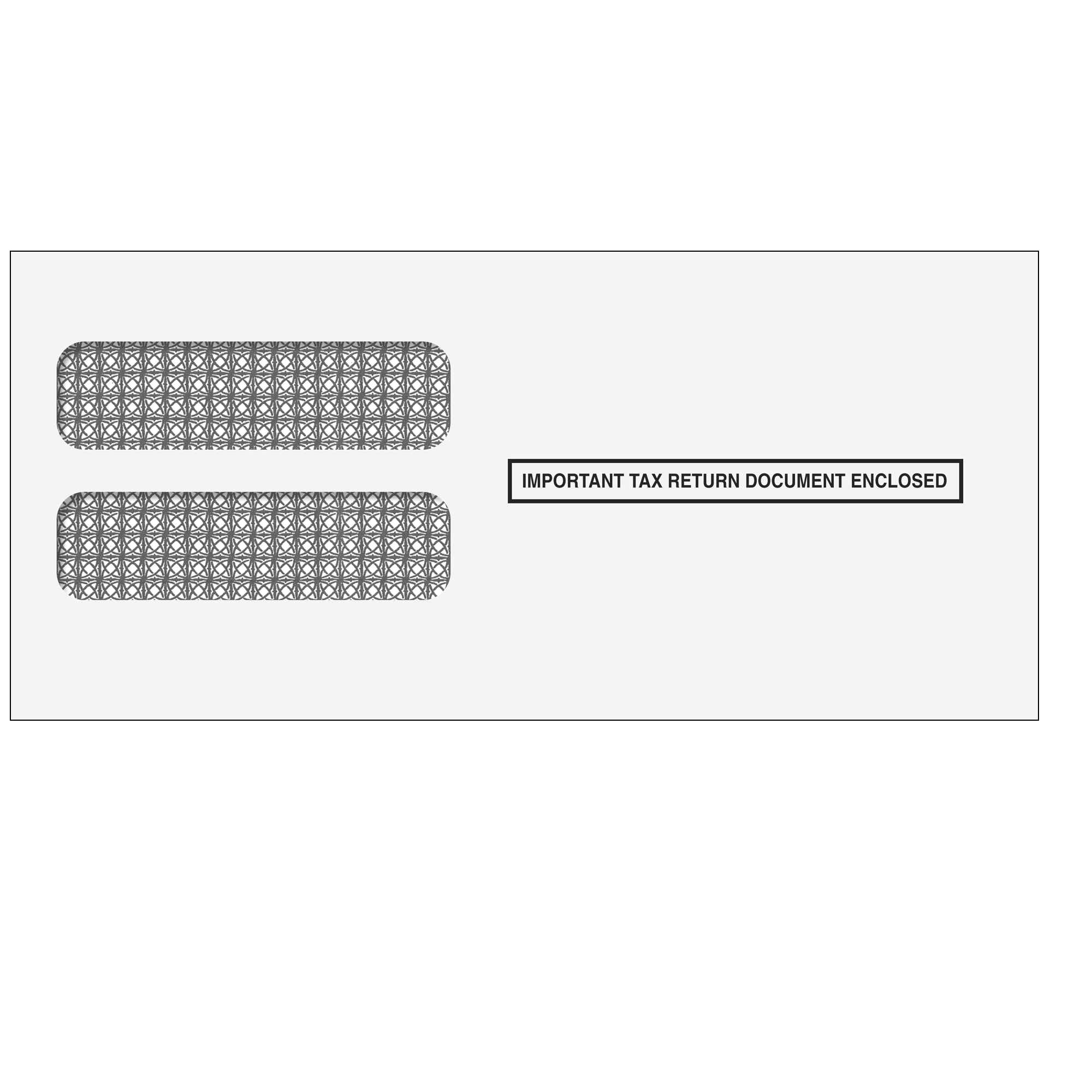 W-2 3up Double Window Envelope (compatible with QuickBooks)