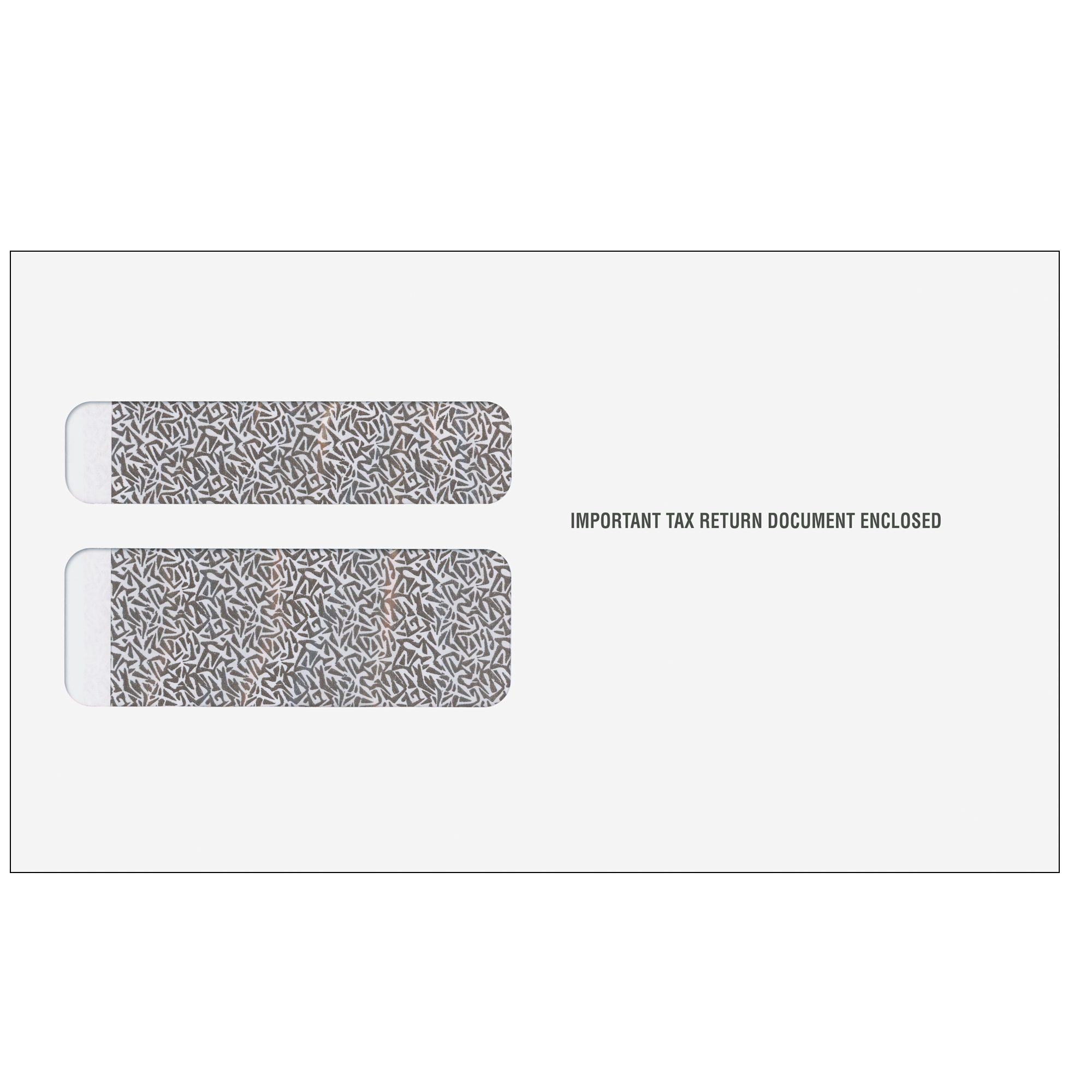 W-2 Two-Wide Double Window Envelope