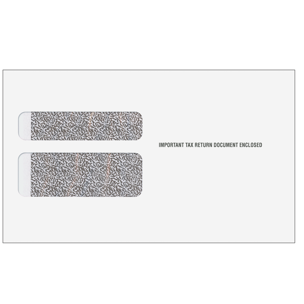 W-2 Two-Wide Double Window Envelope