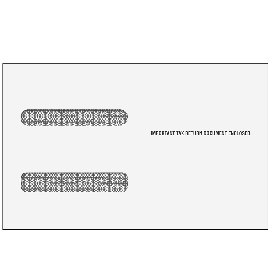W-2 4up Quad Double Window Envelope