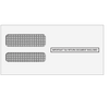 W-2 3up Self Seal Double Window Envelope