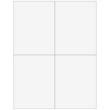 4up 24# Blank Laser Paper (for high-speed inserting equipment)