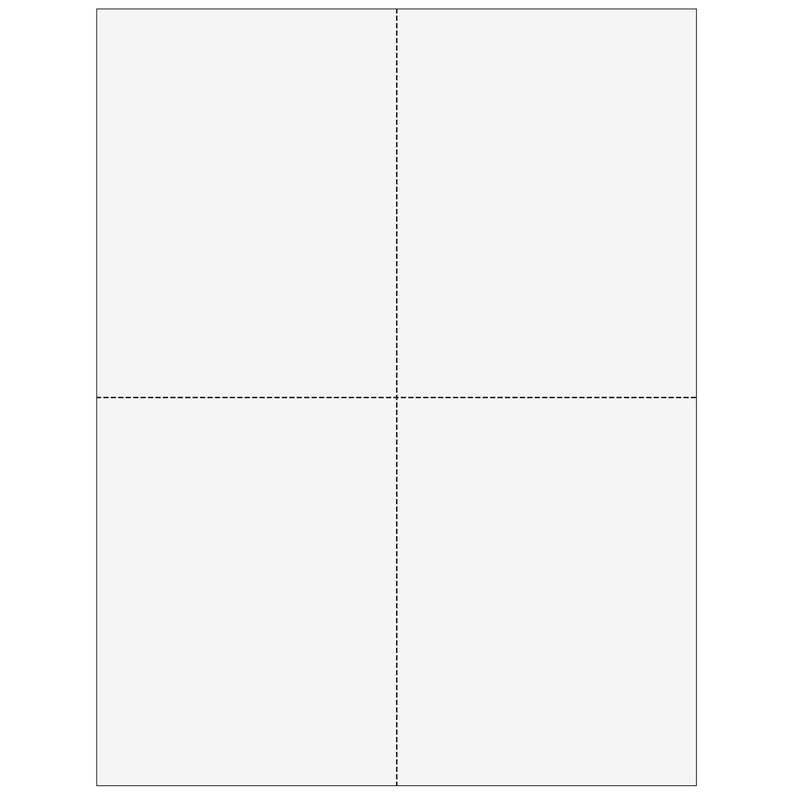 4up 24# Blank Laser Paper (for high-speed inserting equipment)