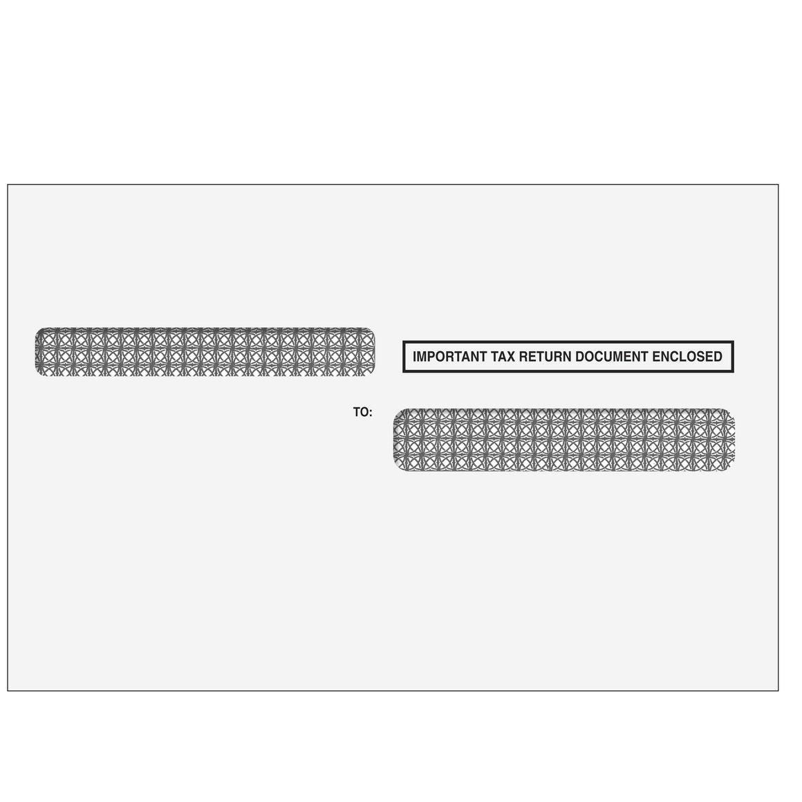 W-2 Double Window Envelopes - 4up Quadrant - Tamper Evident
