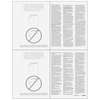 4up Quad Blank Laser Paper w/ instructions