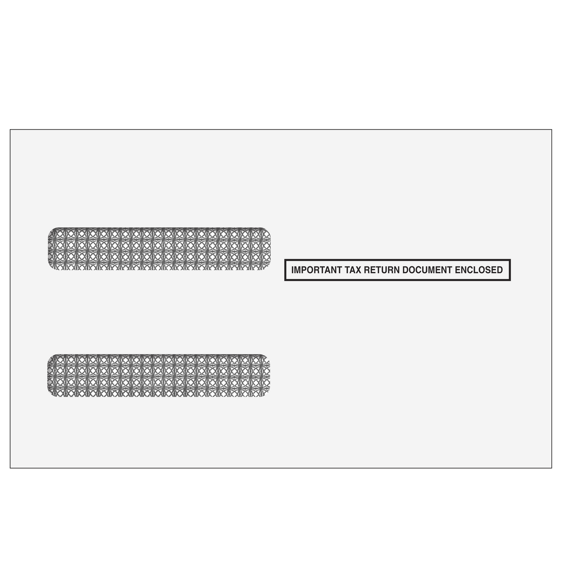W-2 4up Quad Self Seal Double Window Envelope
