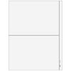 2up Blank Laser Paper w/ 1/2" side perf for 1042-S