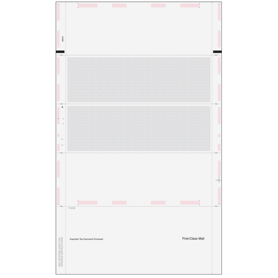 W-2 14" Pressure Seal Eccentric Z fold 4up Horizontal