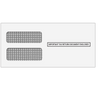 1099 3up Double Window Envelope