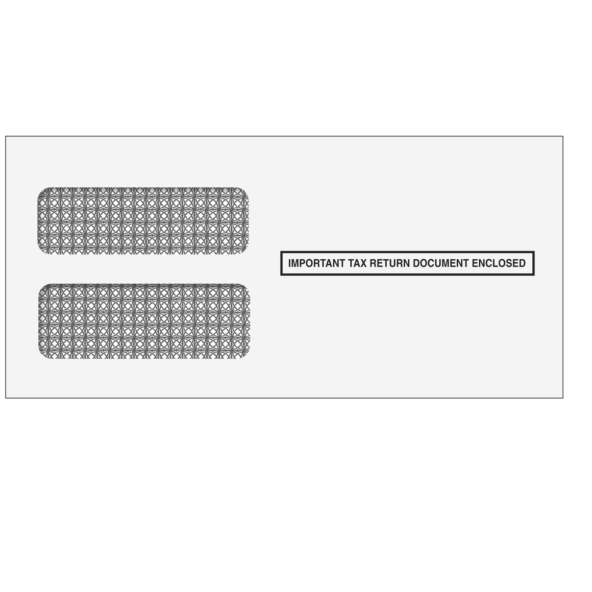 1099 3up Self-Seal Double Window Envelope
