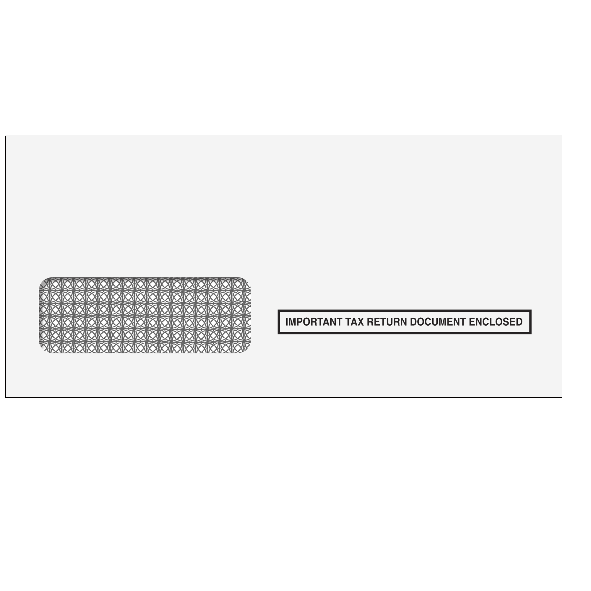 1099 3up Single Window Envelope