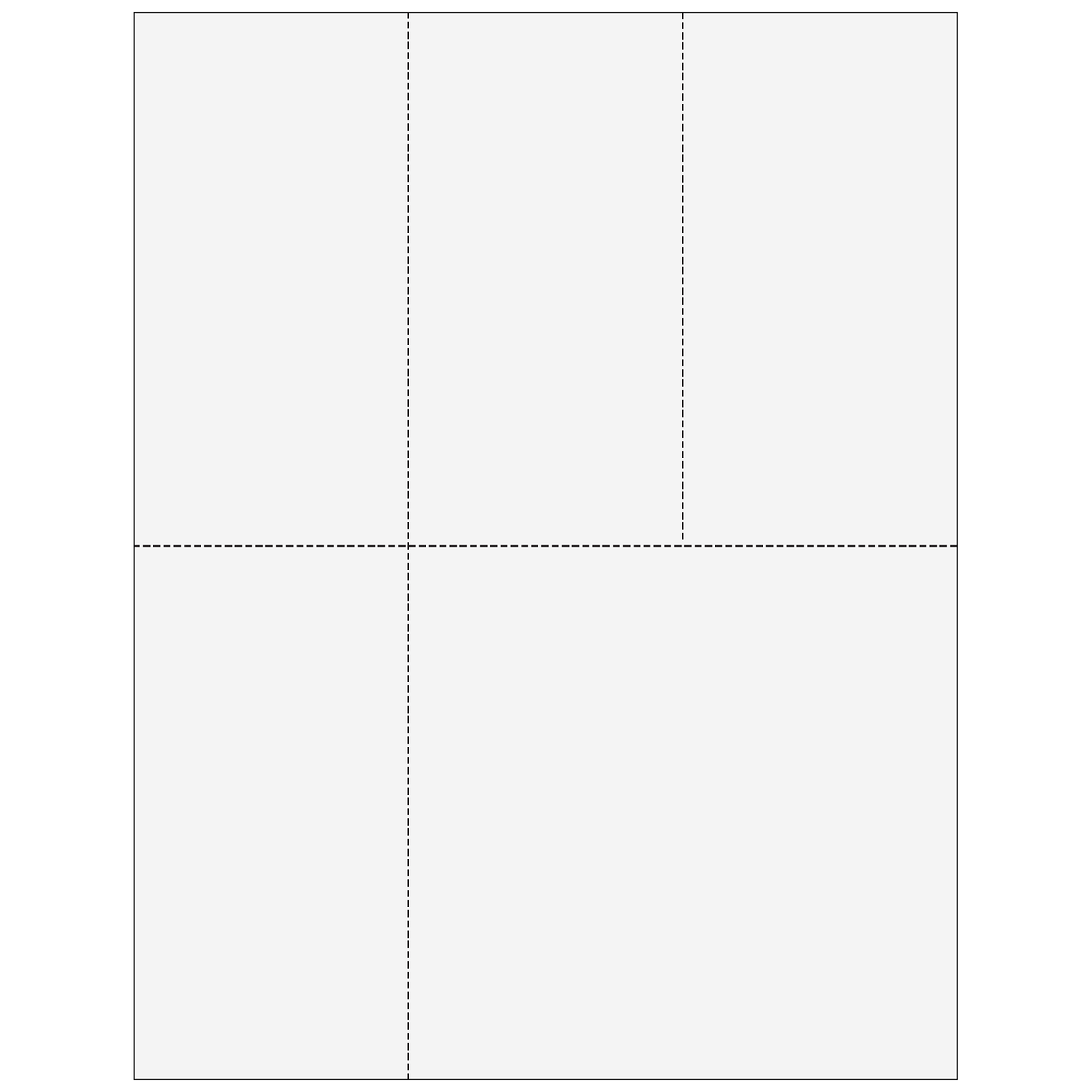 Universal 4up Blank Laser Paper