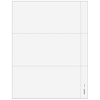 3up Blank Laser Paper with 3/4" perf w/ instructions
