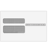 W-2 2up Double Window Envelope