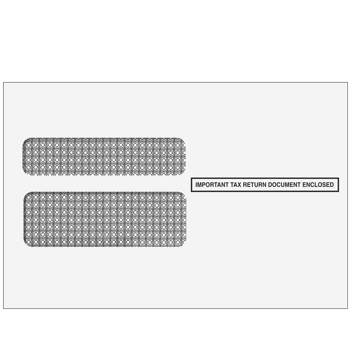 W-2 Double Window Envelopes - 2up - Tamper Evident