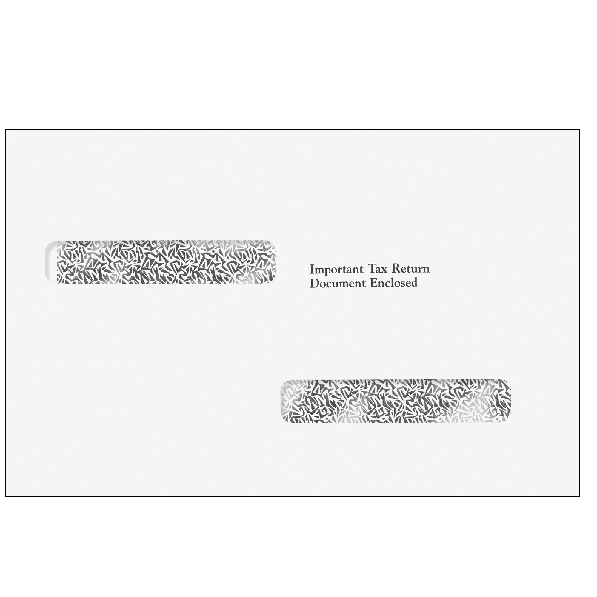 1099 4up Double Window Envelope (for high-speed inserting equipment)