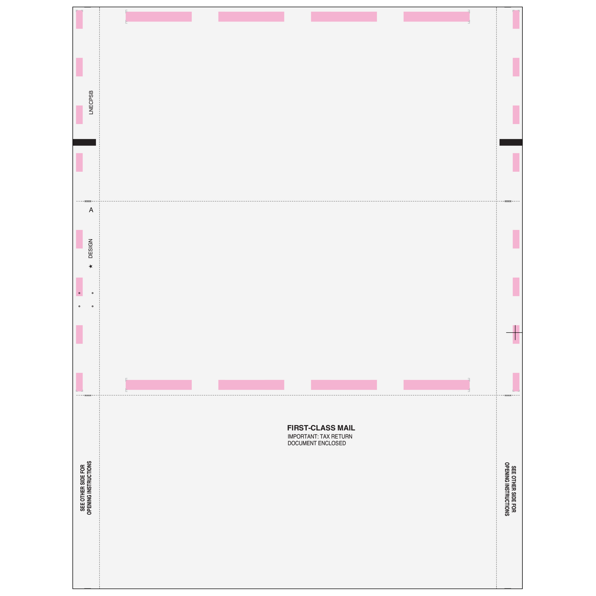 1099-NEC Pressure Seal Z Fold