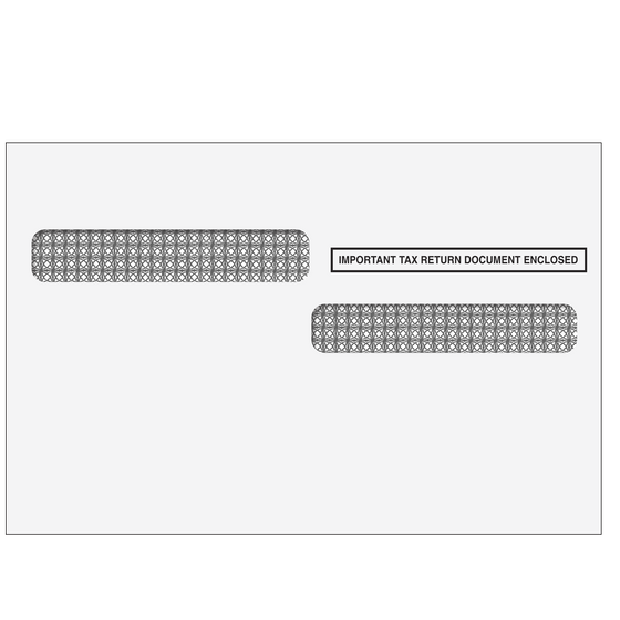 1099-R 4up Double Window Envelope