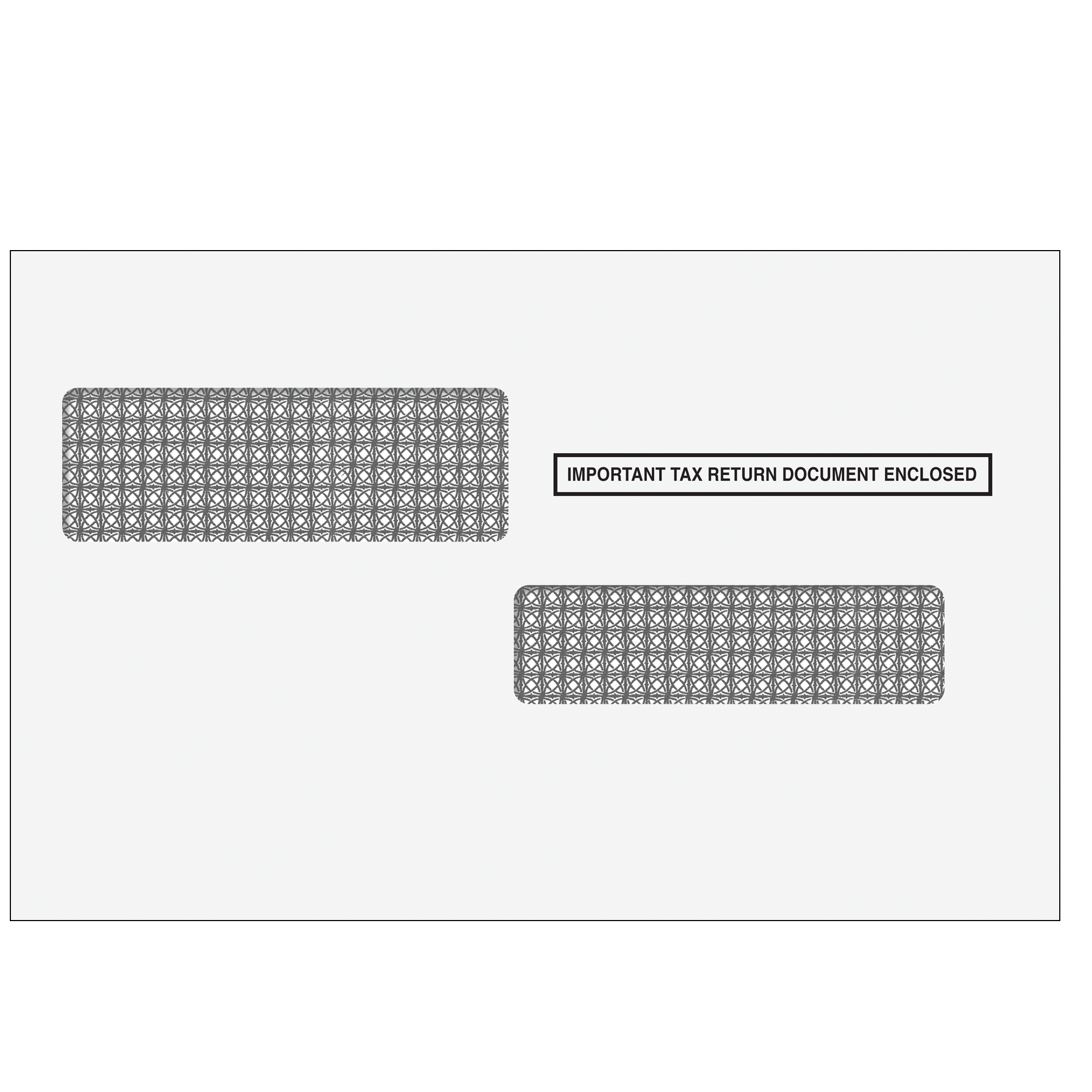 W-2c Double Window Envelope