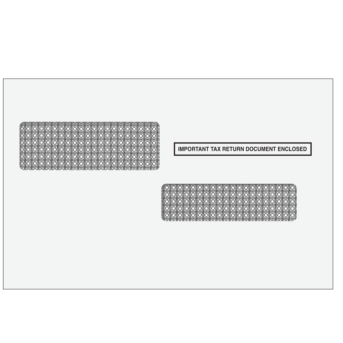 W-2c Double Window Envelope