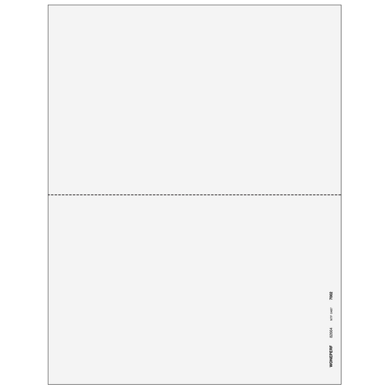 2up Blank Laser Paper