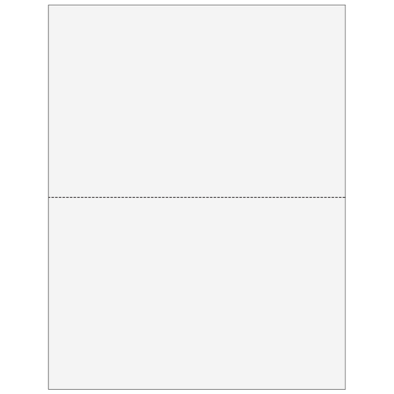 2up Blank Laser Paper w/ instructions