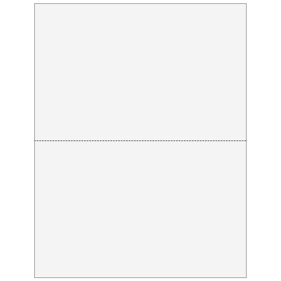 2up Blank Laser Paper w/ instructions
