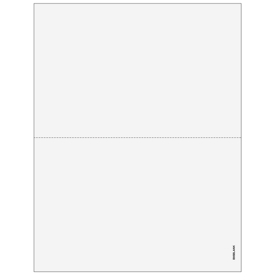 Blank 1095 w/ Fold Perforation