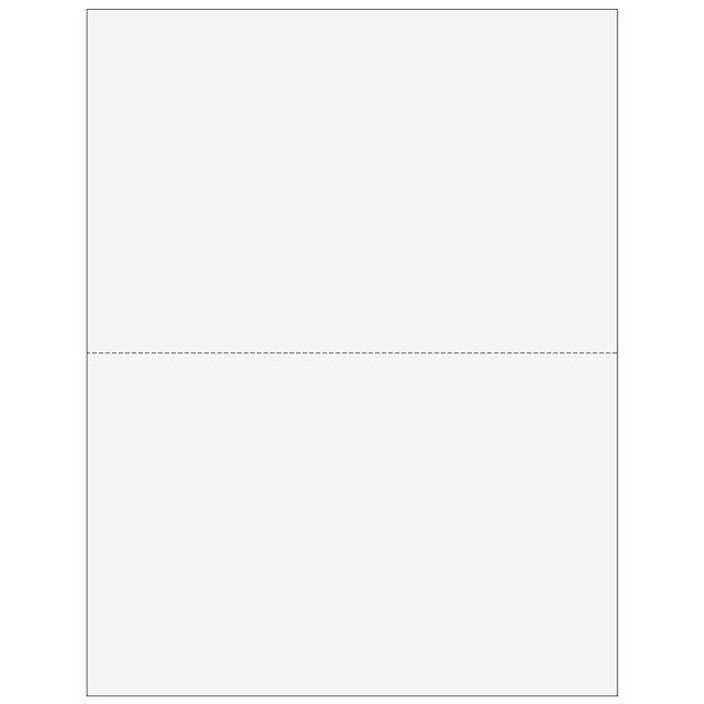 1095-B Blank Full Page Form w/ Instructions on Back