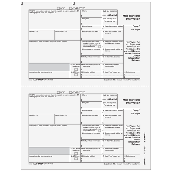 1099-MISC Payer Copy C