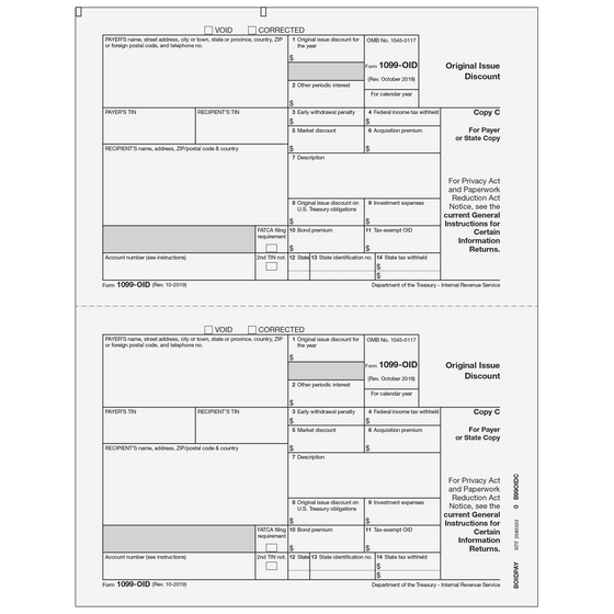 1099-OID Payer Copy C