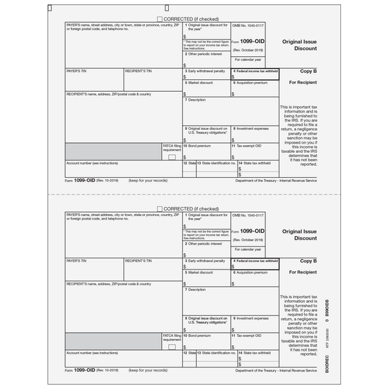 1099-OID Recipient Copy B
