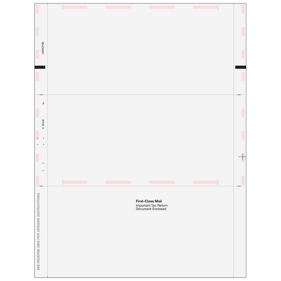 1099-MISC Pressure Seal Z fold